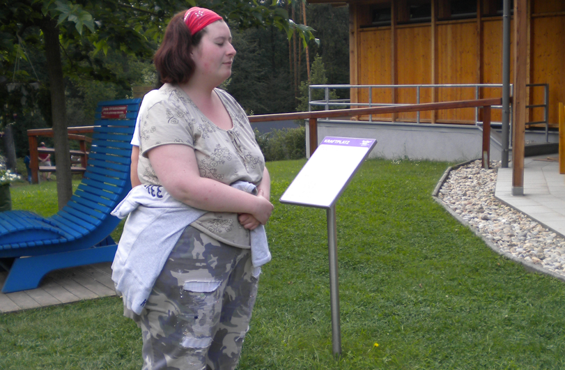 common-medical-issues-image woman in garden singing